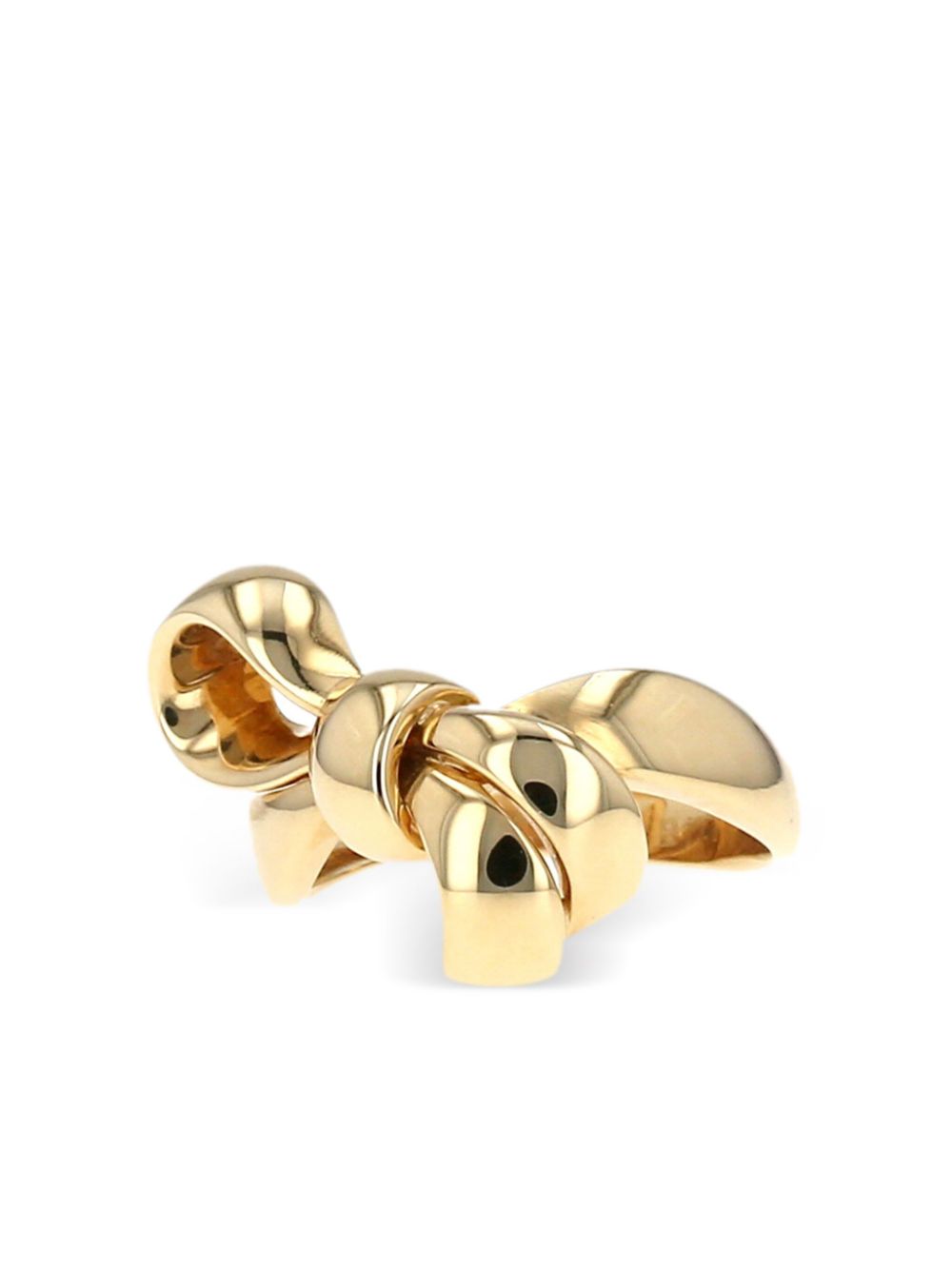 Christian Dior 18kt yellow gold bow ring Women