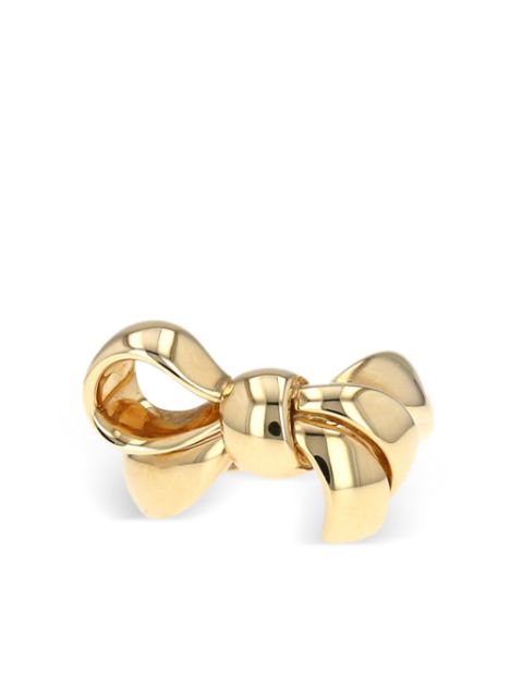 Christian Dior 18kt yellow gold bow ring Women