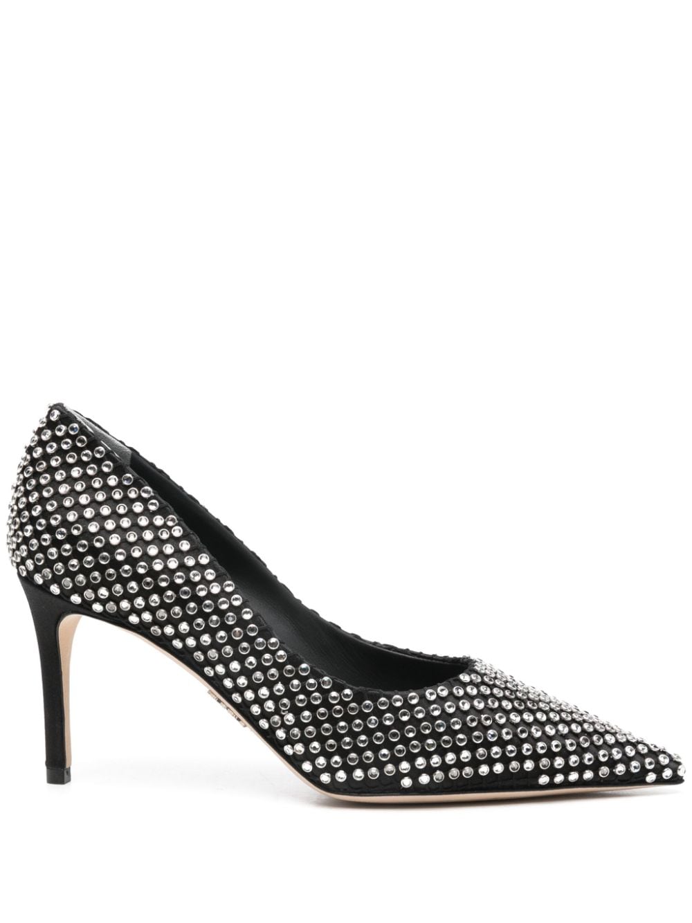 Rodo 85mm crystal-net pumps - Nero