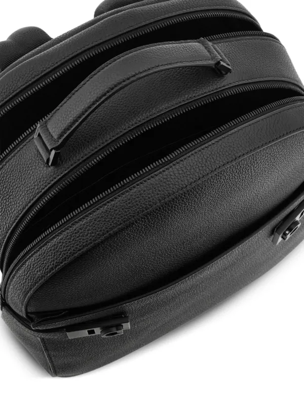 Ferragamo Gancini-buckles Backpack | Black | FARFETCH