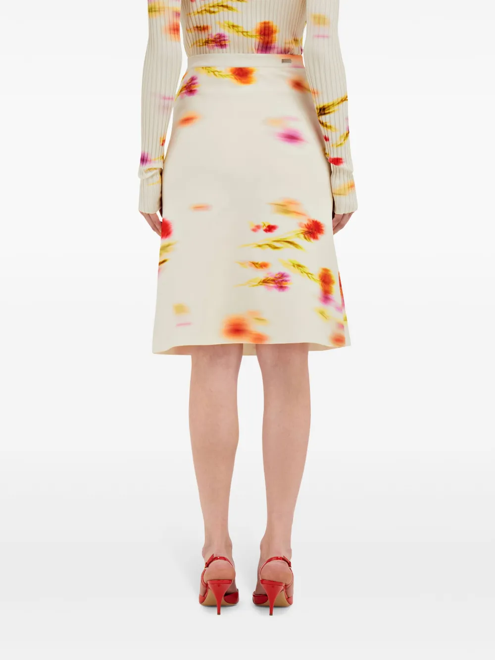 Ferragamo Blouse met print Wit