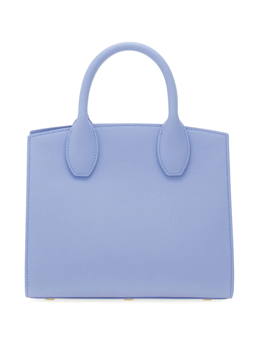 Ferragamo Small Studio Box Shoulder Bag In Blue