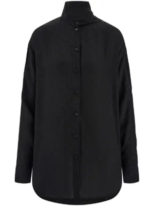 Balenciaga コットン シャツ | ブラック | FARFETCH JP