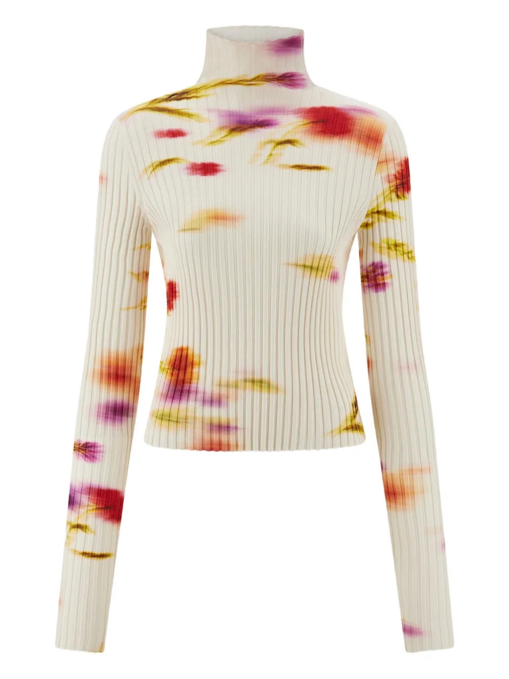 Ferragamo Trui met bloemenprint Wit