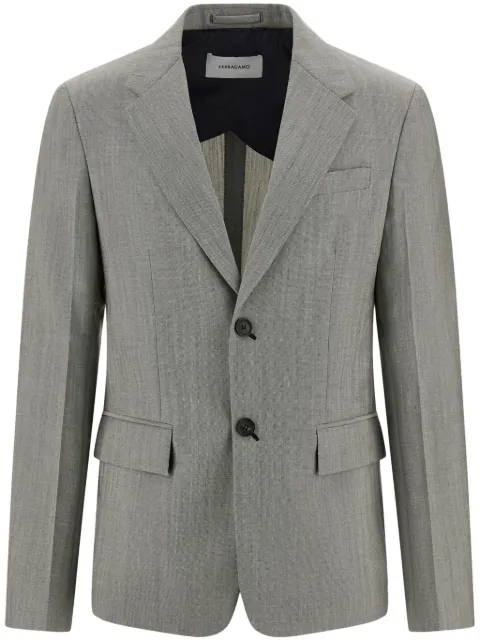 Ferragamo Blazer com abotoamento simples