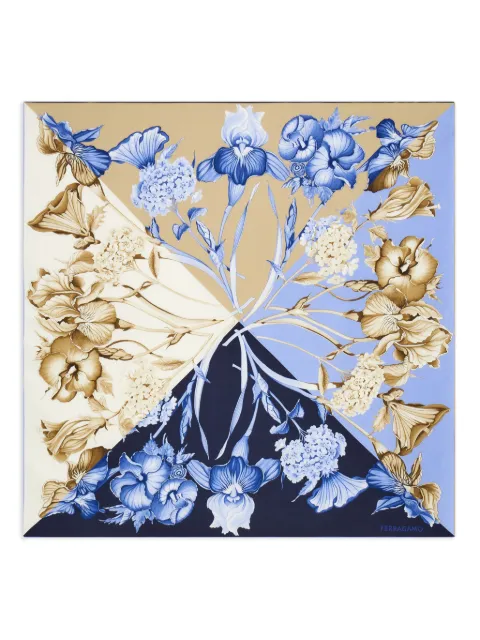 Ferragamo Hydrangea scarf