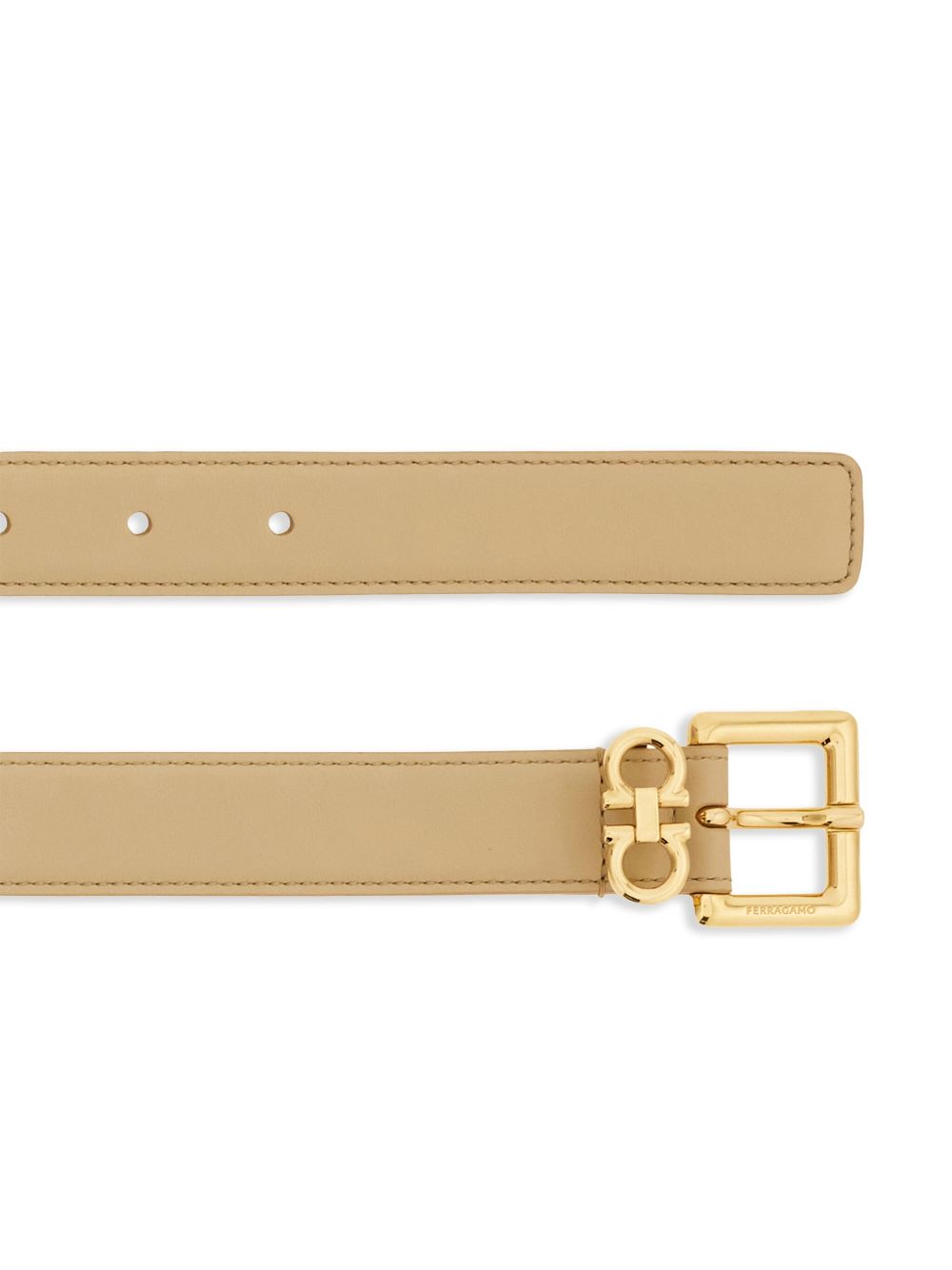 Ferragamo Double Gancini belt - Neutrals