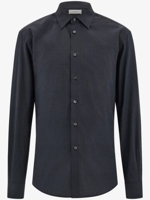 Ferragamo micro-patterned shirt