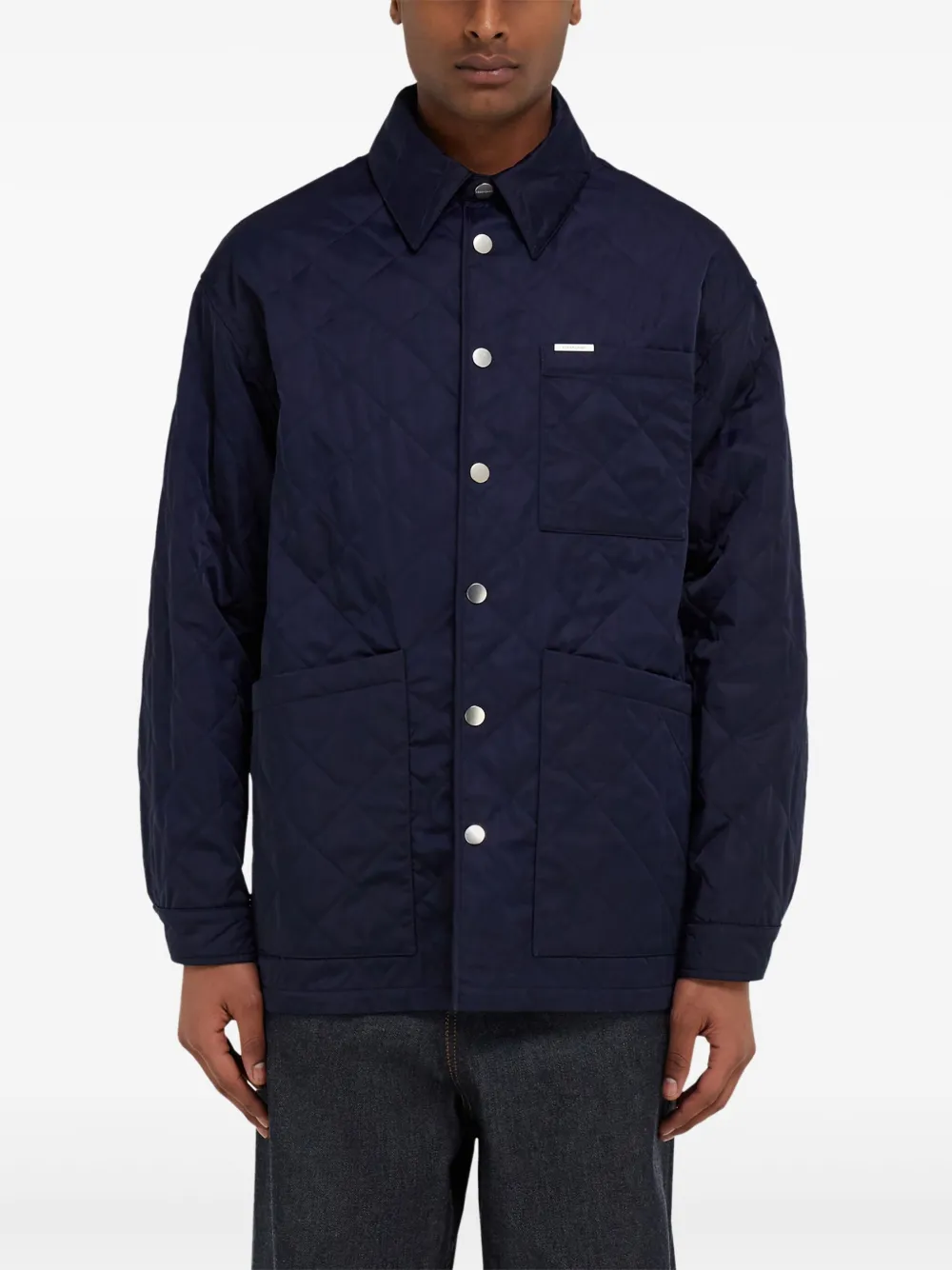 Ferragamo Gewatteerd jack Blauw