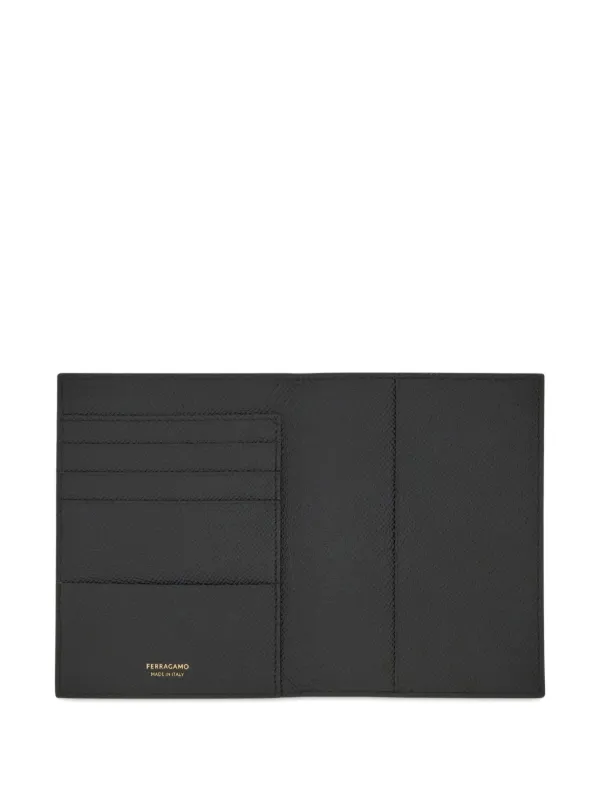 Ferragamo ガンチーニ パスポートケース | ブラック | FARFETCH JP