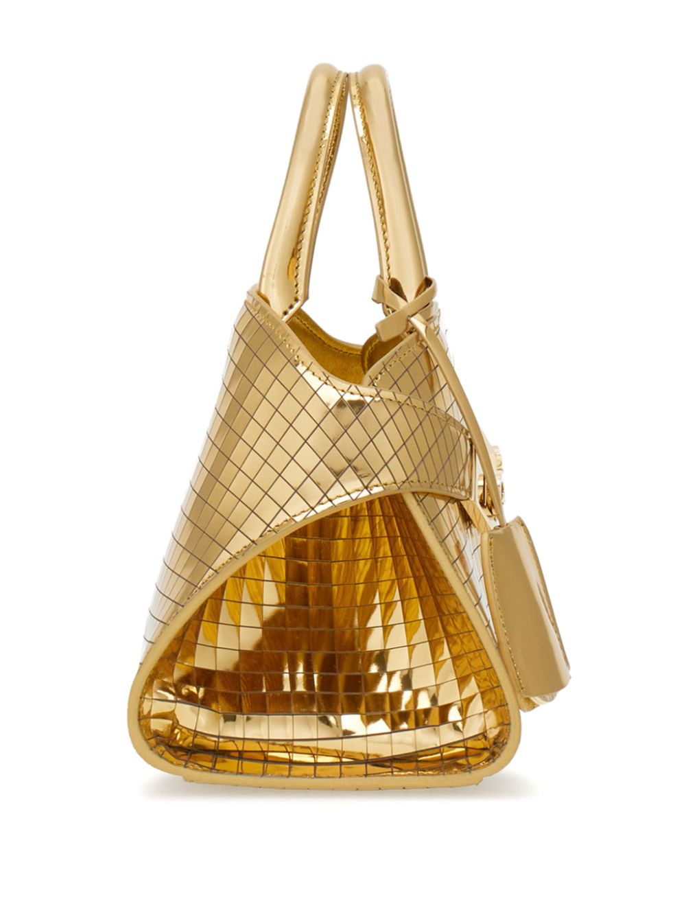 Shop Ferragamo Hug Tote Bag In Gold