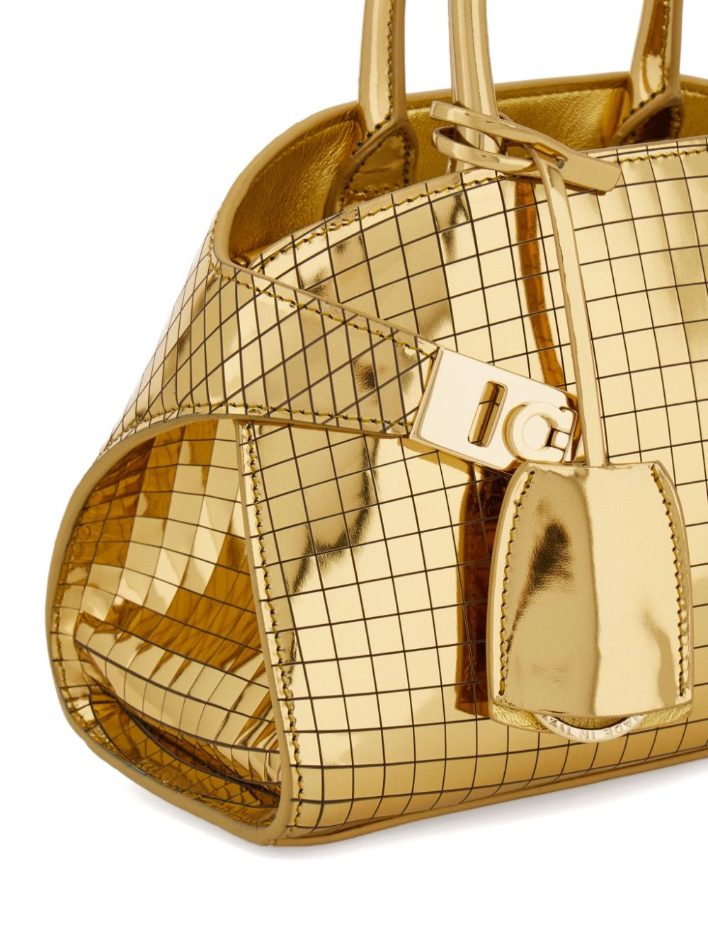 Shop Ferragamo Hug Tote Bag In Gold