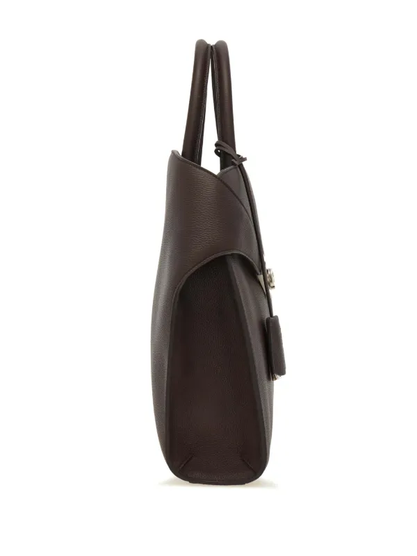 24PF new/FERRAGAMO ハグミディアムトートバッグ Bag Brown Ferragamo Hug Tote Bag | Brown | FARFETCH