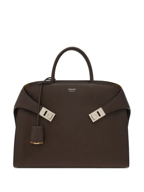 Ferragamo sac à main Hug - Marron - Ferragamo - Modalova