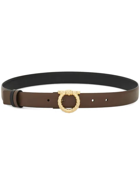Ferragamo cinturón reversible Gancini