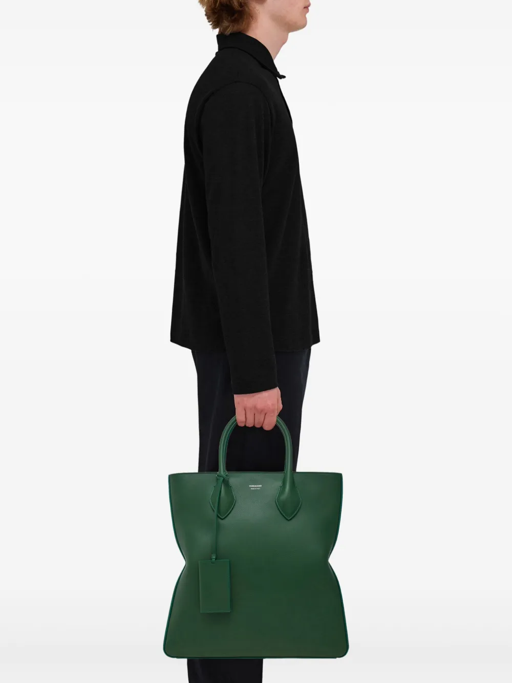 Ferragamo key-fob detailing tote bag | Image 2
