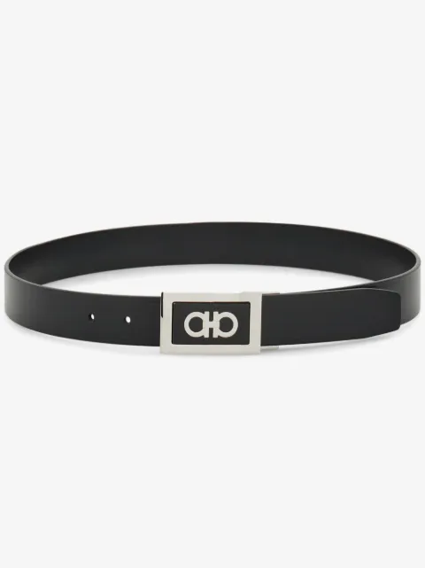 Ferragamo ceinture en cuir à boucle réversible