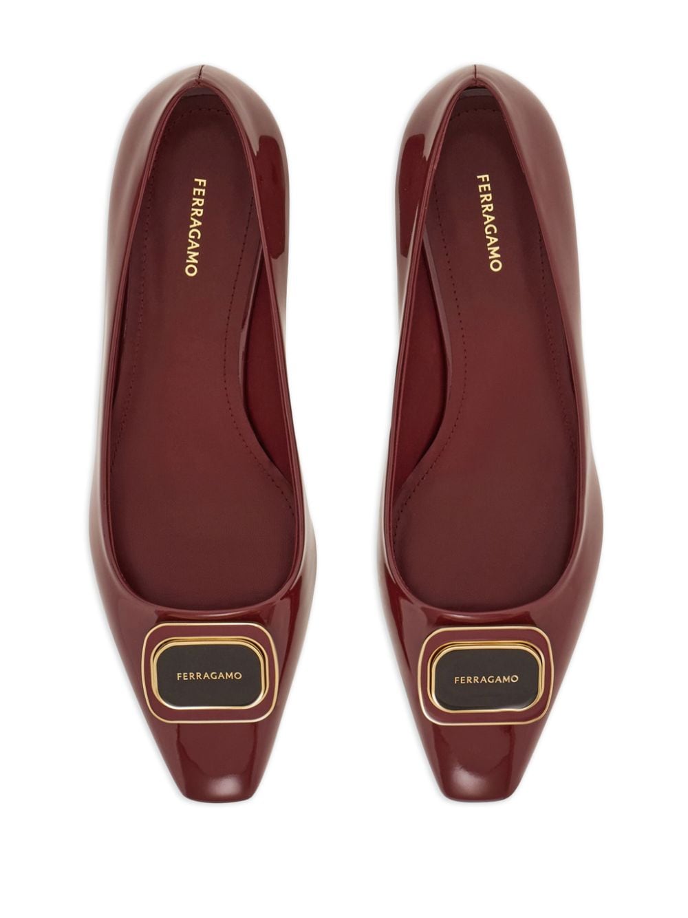 Ferragamo New Vara ballerina's Rood