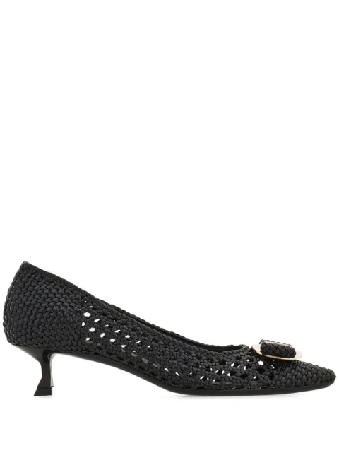 Ferragamo zapatillas Vara con tacón de 40mm