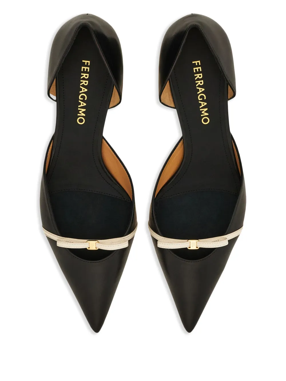 Ferragamo 40 mm Mini Bow pumps Zwart