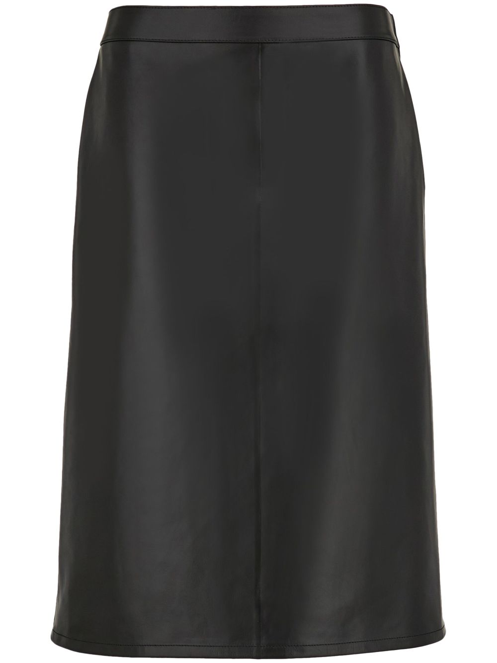 Ferragamo A-line suede skirt - Black