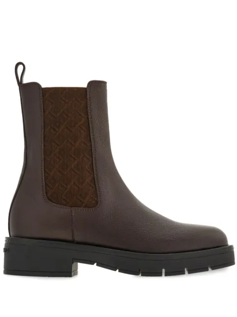 Ferragamo leather Chelsea boots