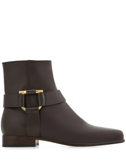 Ferragamo Gancini cowboy boots