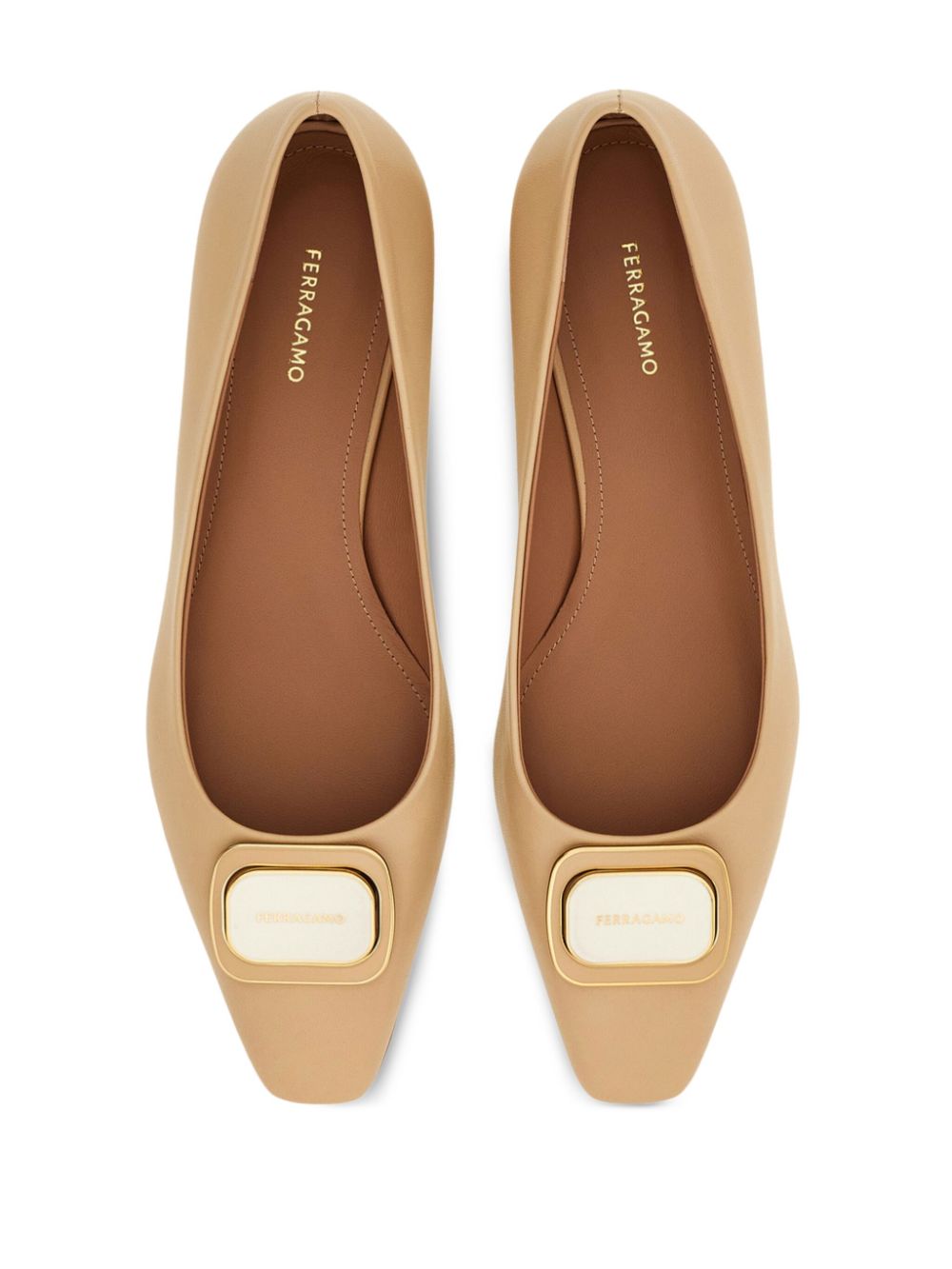 Ferragamo New Vara ballerina shoes Pink