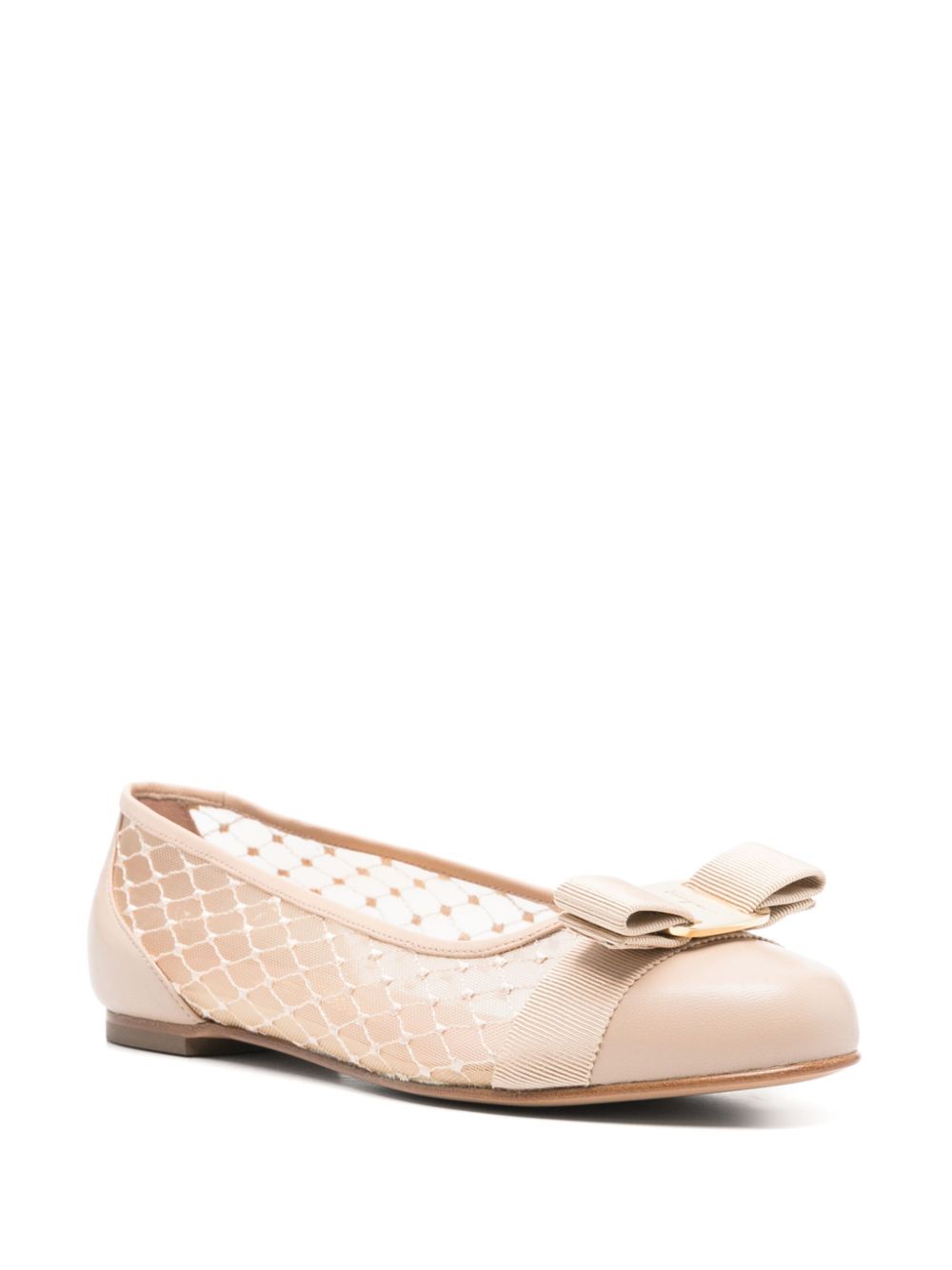 Ferragamo Varina ballet flat - Beige