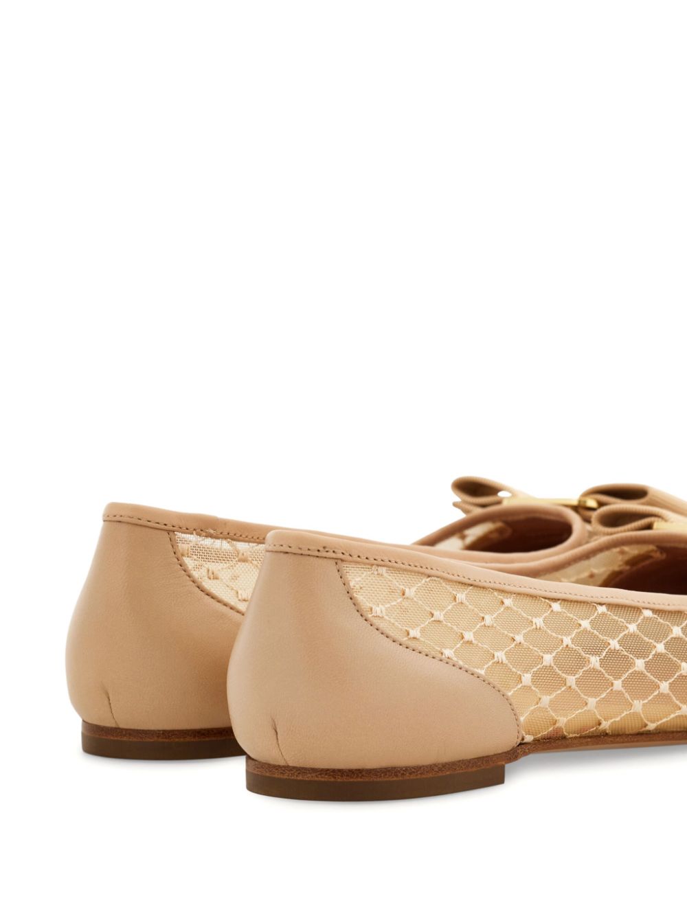 Ferragamo Varina ballerina's Beige