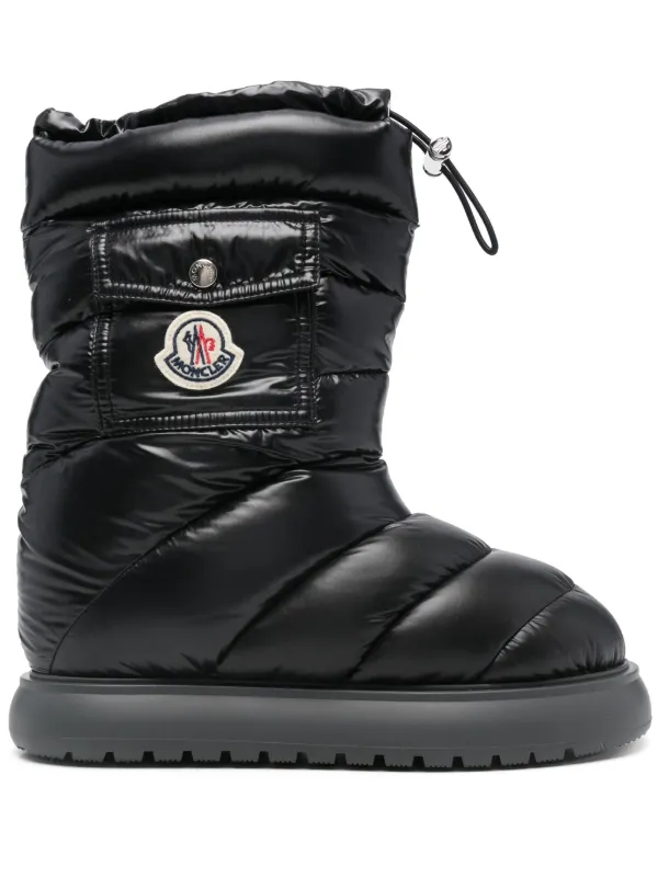 Moncler Gaia Pocket ブーツ | ブラック | FARFETCH JP