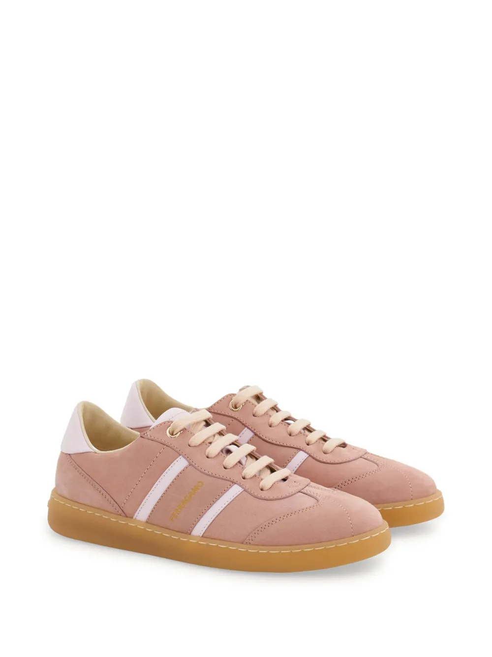 Ferragamo leather sneakers Pink