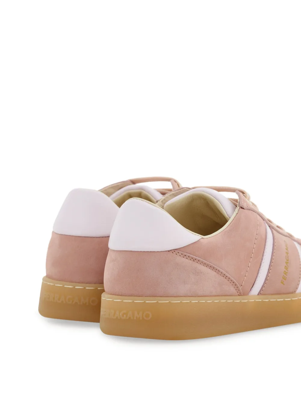 Ferragamo leather sneakers Pink