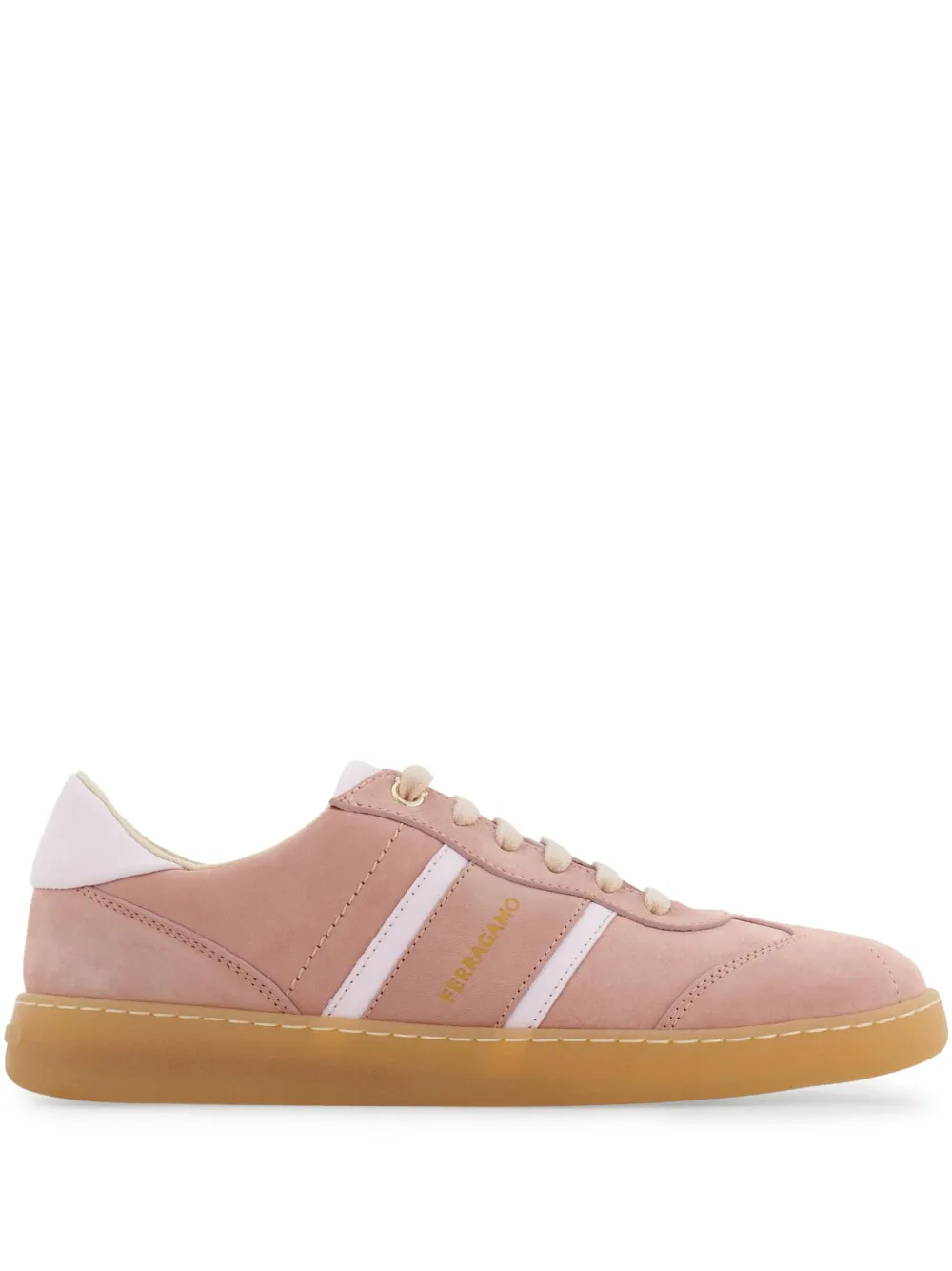 Ferragamo leather sneakers Pink