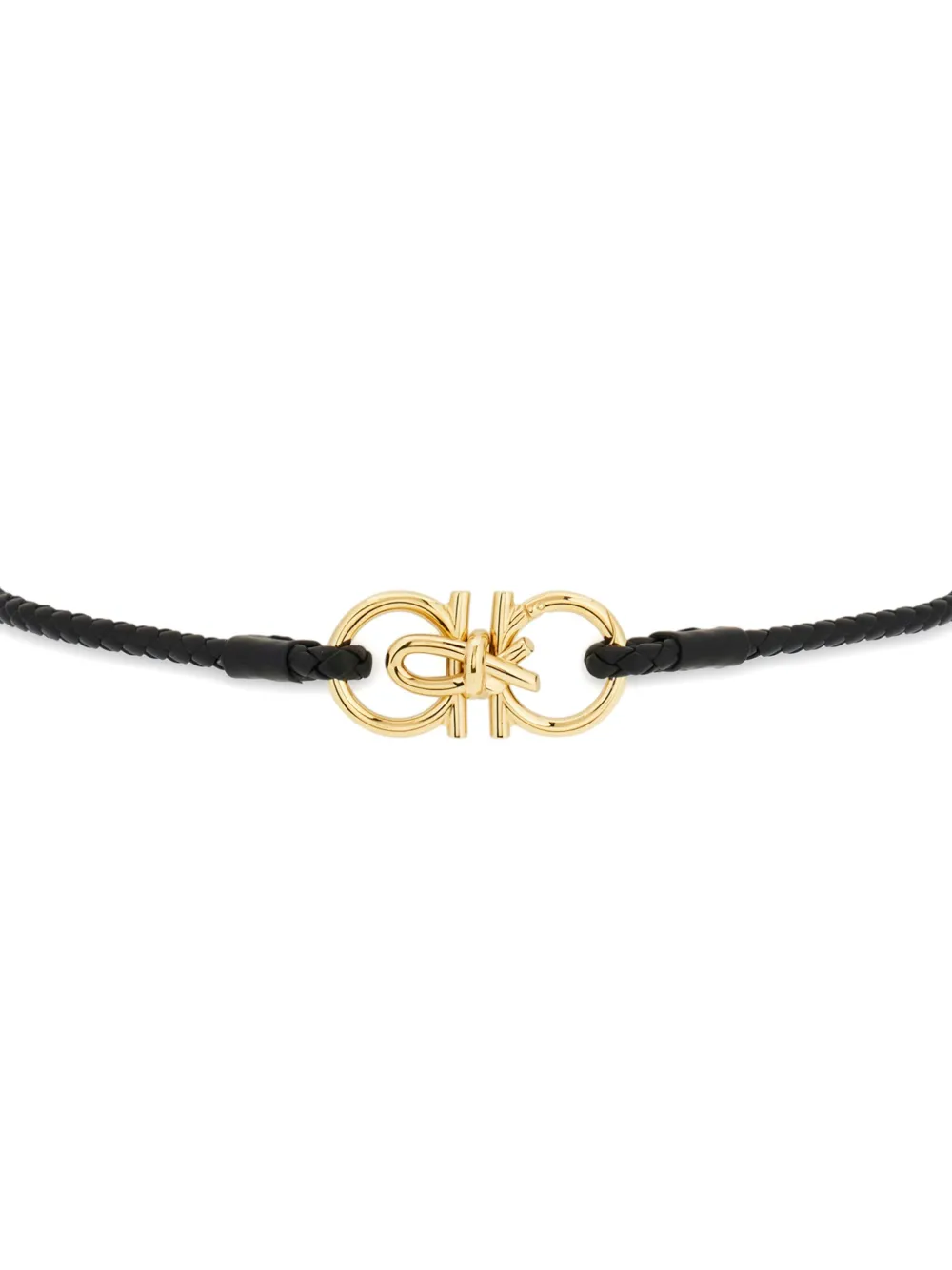 Ferragamo Extendable Gancini riem Zwart