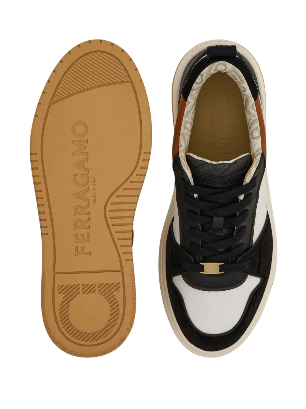 Ferragamo low-top sneakers Black