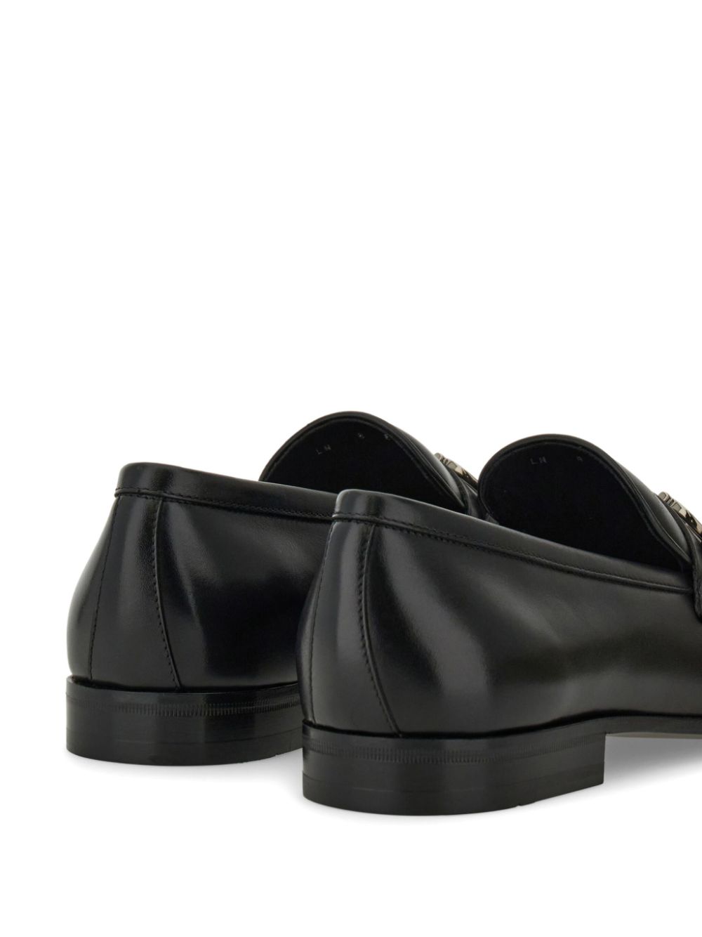 Ferragamo Loafers met Gancini-plakkaat Zwart