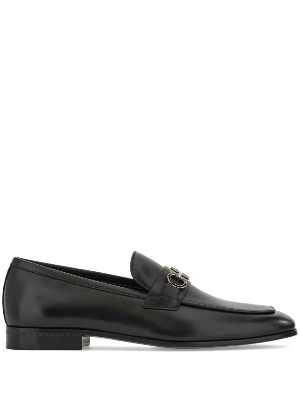 Ferragamo Loafers met Gancini-plakkaat Zwart