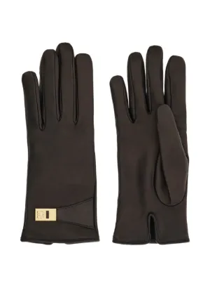 Prada zip-pocket Leather Gloves | Black | FARFETCH