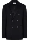 Ferragamo peak-lapels double-breasted blazer - Black