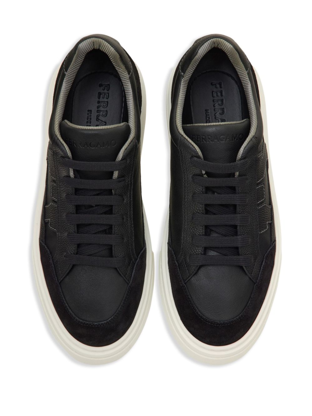 Ferragamo Gancini-embellished sneakers Black