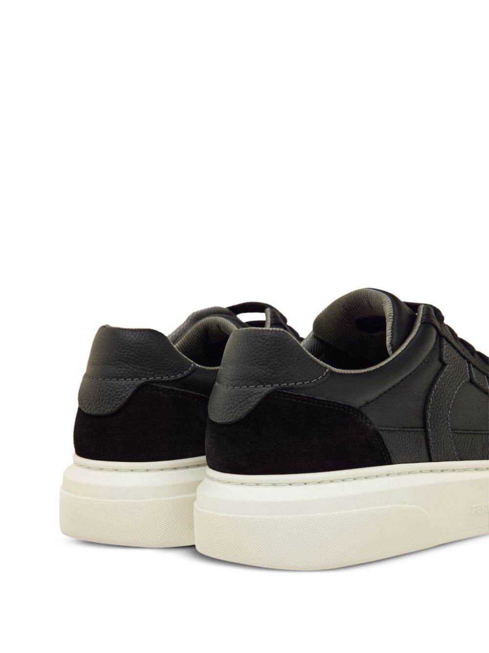 Ferragamo Gancini-embellished sneakers Black