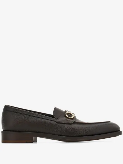 Ferragamo Gancini-plaque loafers