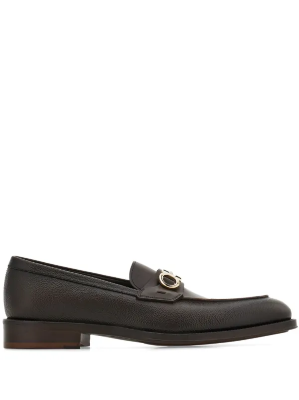 Ferragamo ガンチーニ ローファー | ブラウン | FARFETCH JP