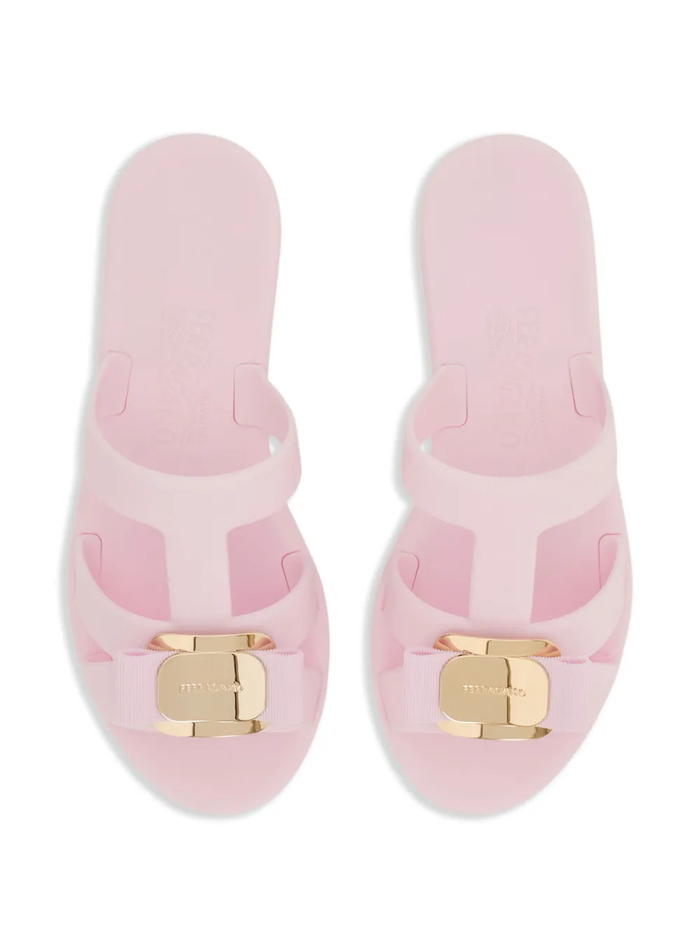 Ferragamo New Vara slippers Roze