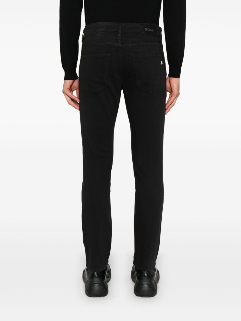 Shop Hugo Boss Delaware Jeans In Black