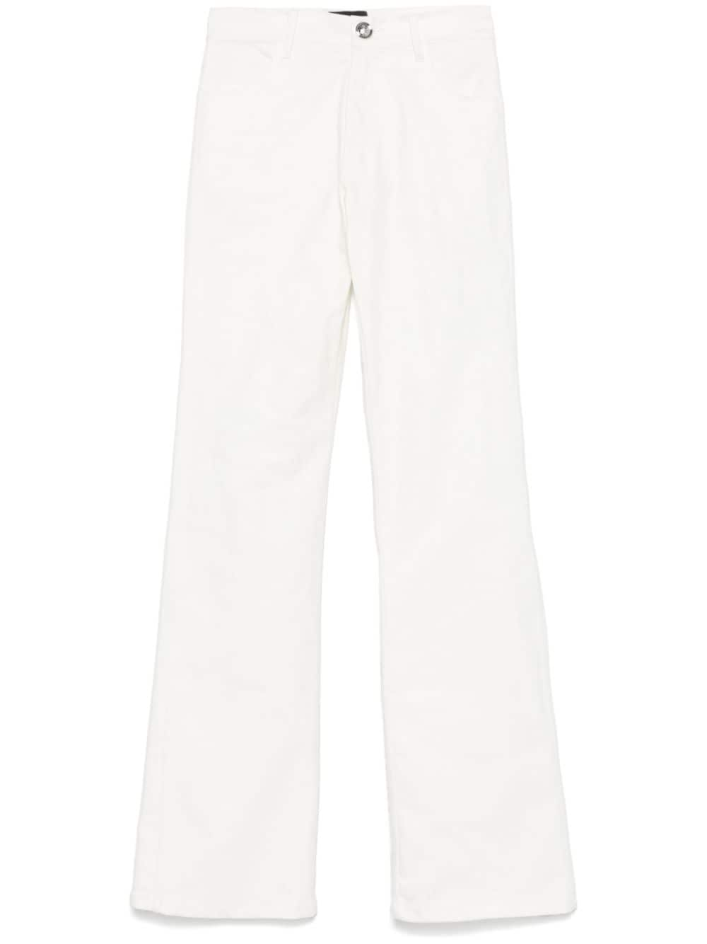 Shop Giambattista Valli Straight-leg Trousers In Neutrals