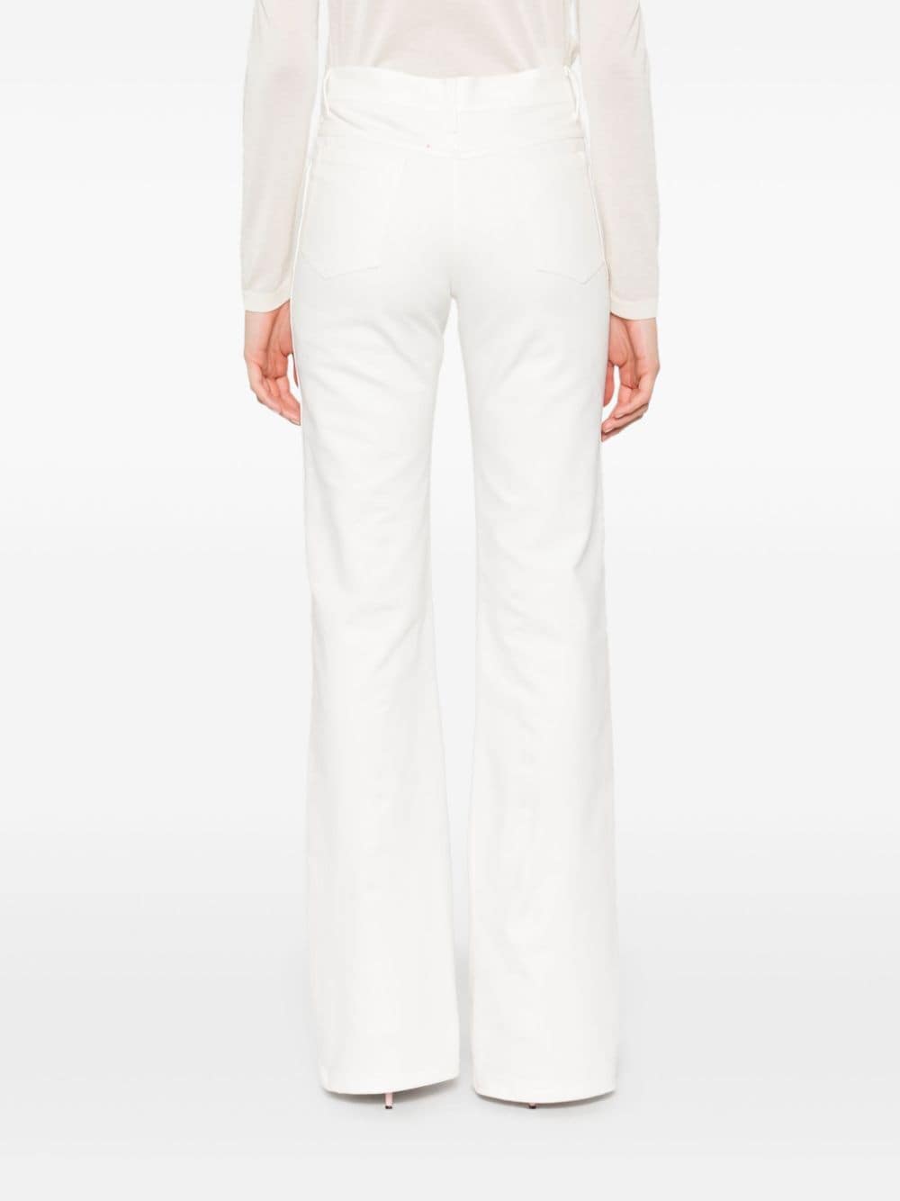 Shop Giambattista Valli Straight-leg Trousers In Neutrals