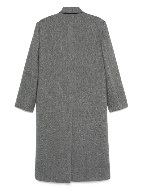SMOOTH HERRINGBONE MAXI OVER COAT Sサイズ SMOOTH HERRINGBONE MAXI OVER COAT - メルカリ