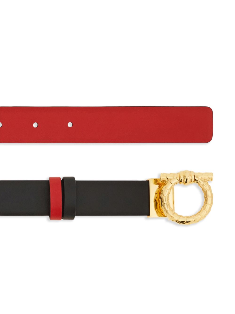 Ferragamo Gancini riem - Rood